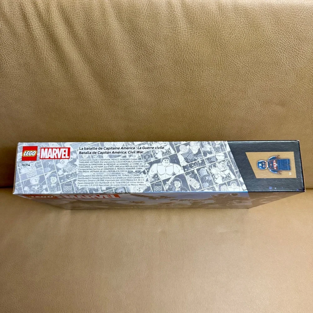 LEGO Marvel Captain America Civil War Battle 76314 Infinity Saga Set New